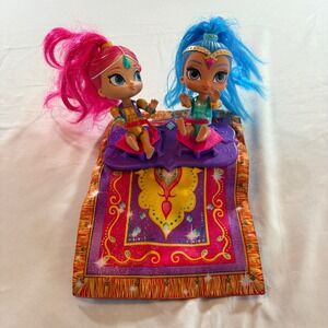 Fisher-Price Shimmer and Shine Magic Flying Carpet Toy Set with Genie Dolls 2015